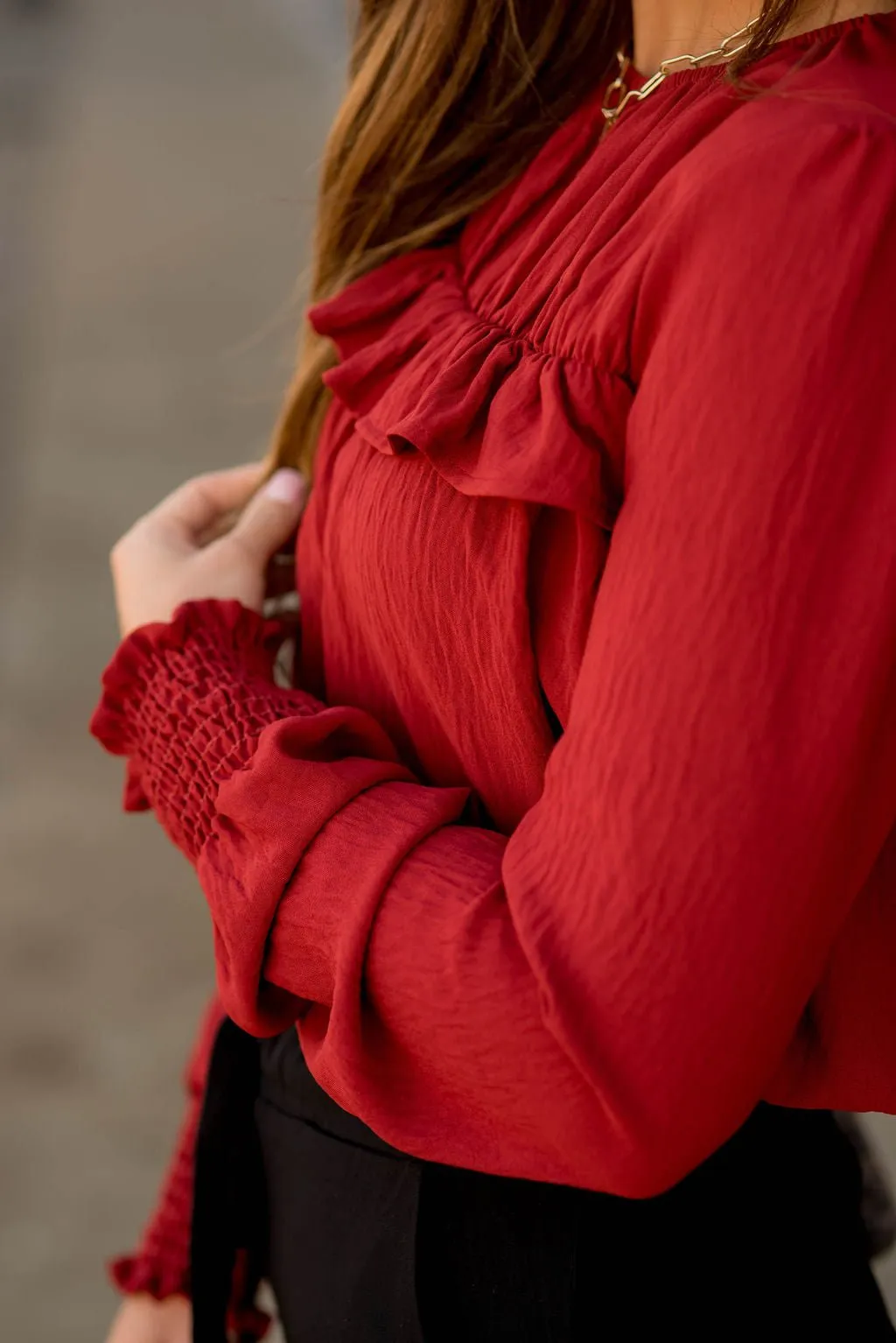 Ruffle Blouse