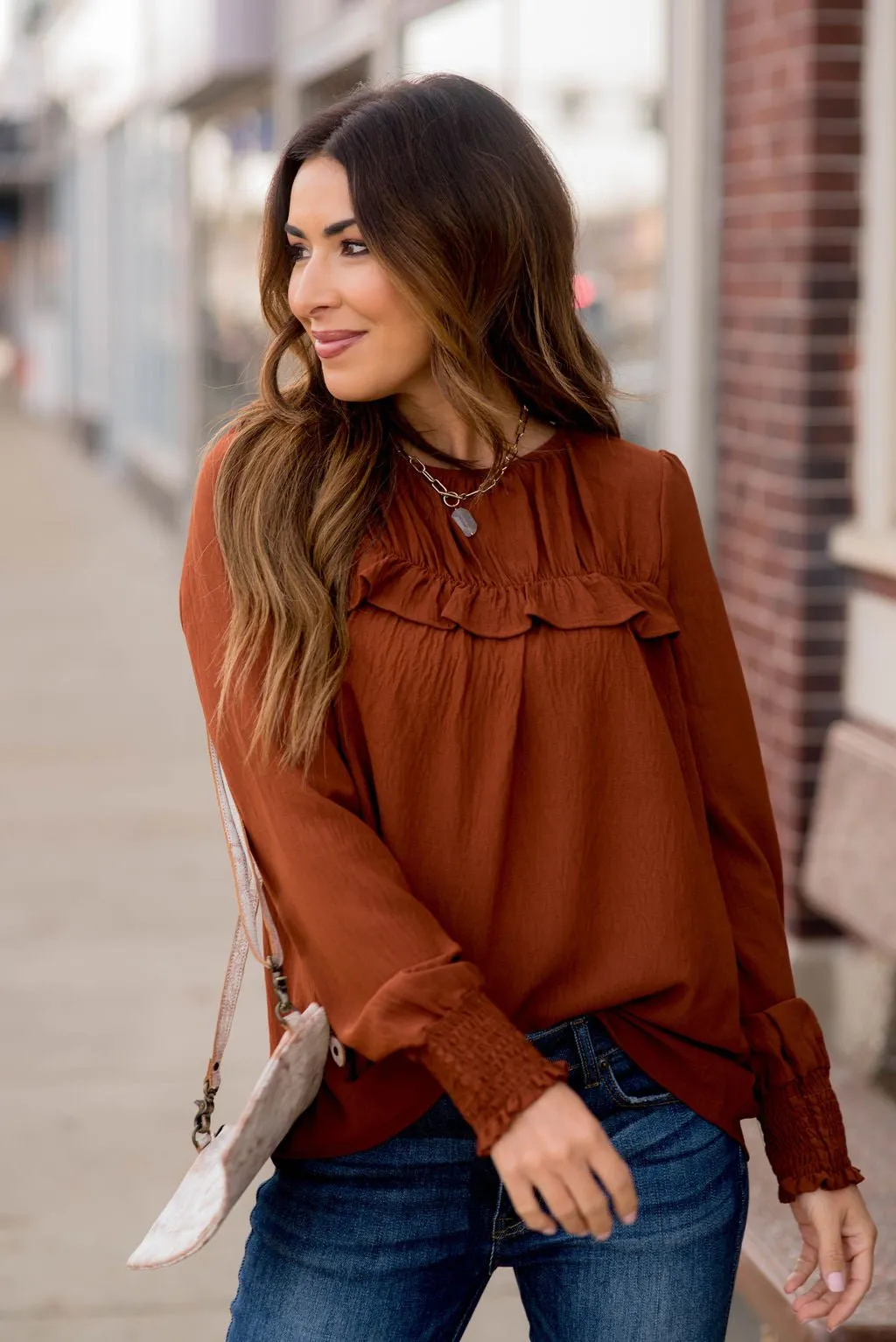 Ruffle Blouse