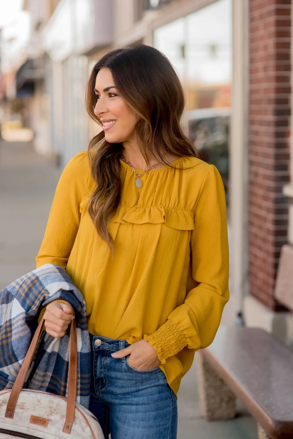 Ruffle Blouse