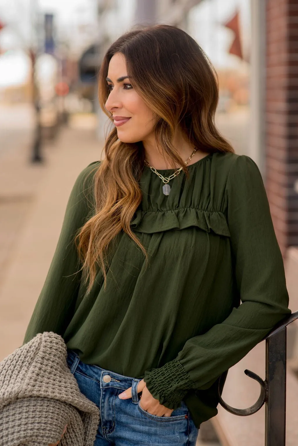 Ruffle Blouse