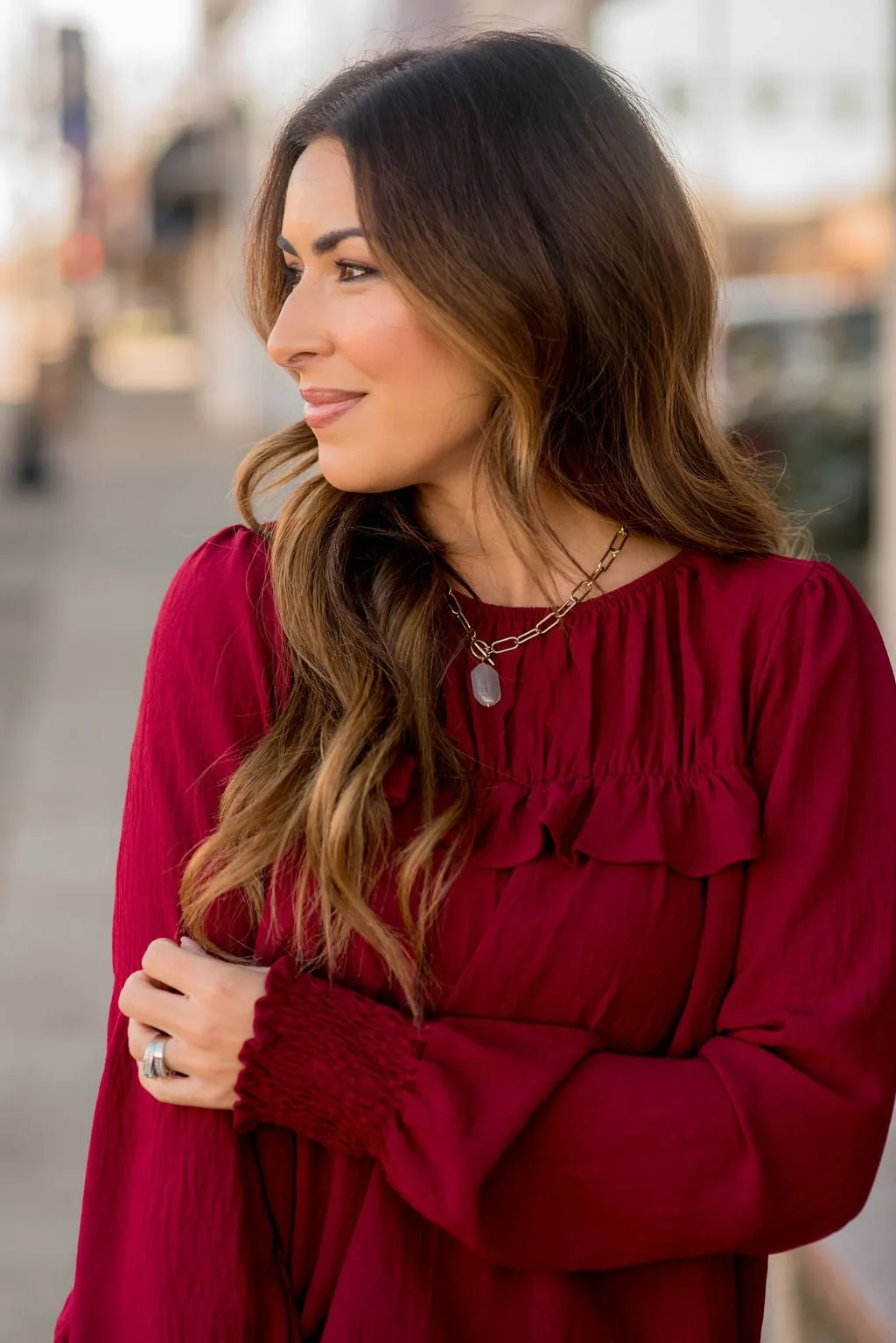 Ruffle Blouse