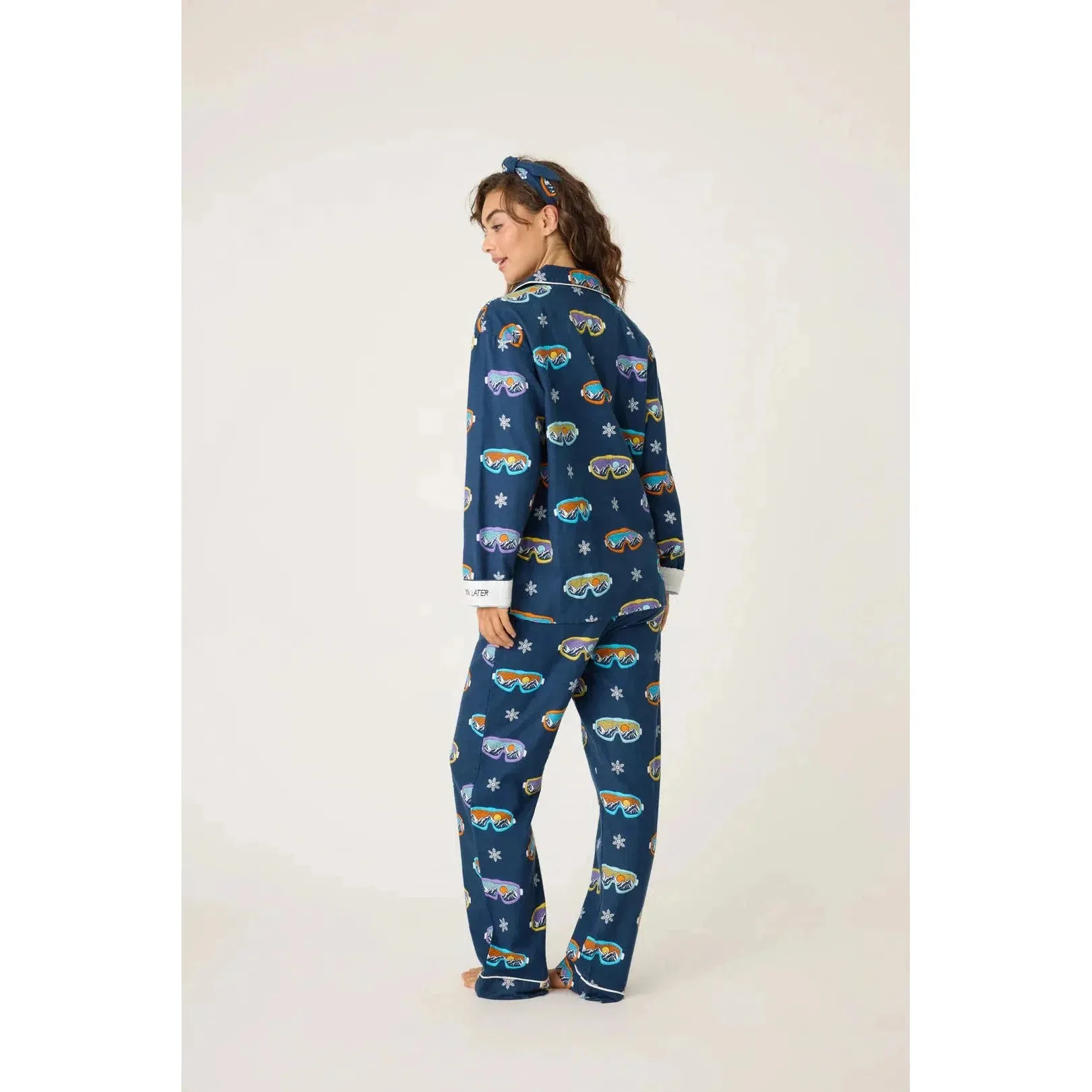 SKI YOU LATER FLANNEL PJ SET