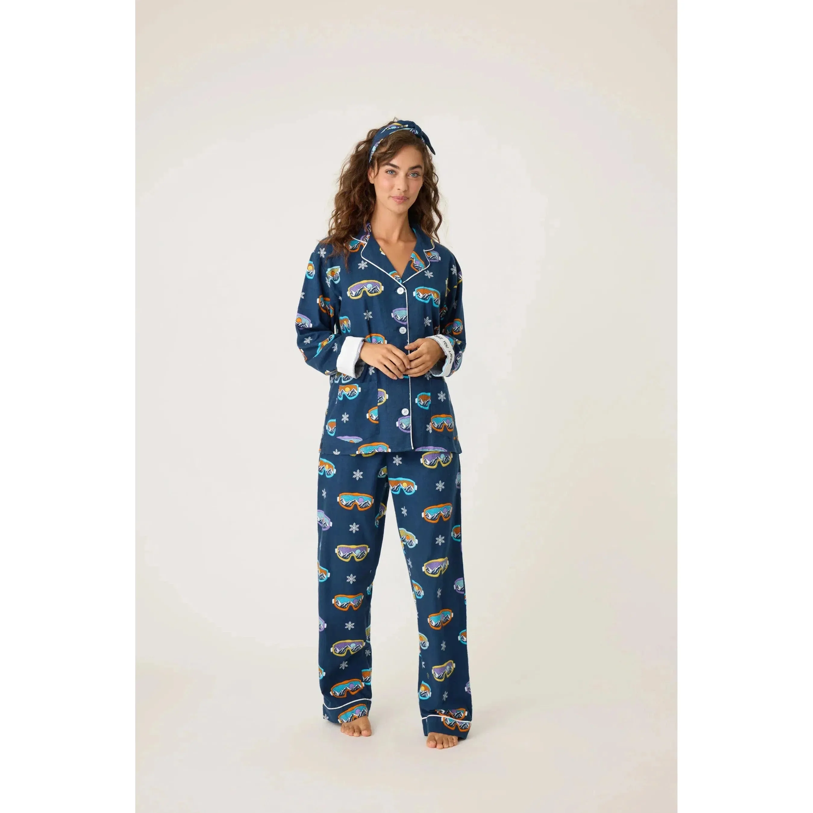 SKI YOU LATER FLANNEL PJ SET