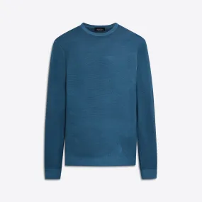 Super Merino Crew Neck Jacquard Sweater