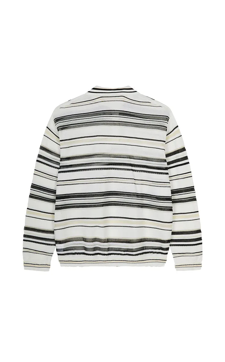 Sweater / JNBY Retro Stripe Knit Pullover