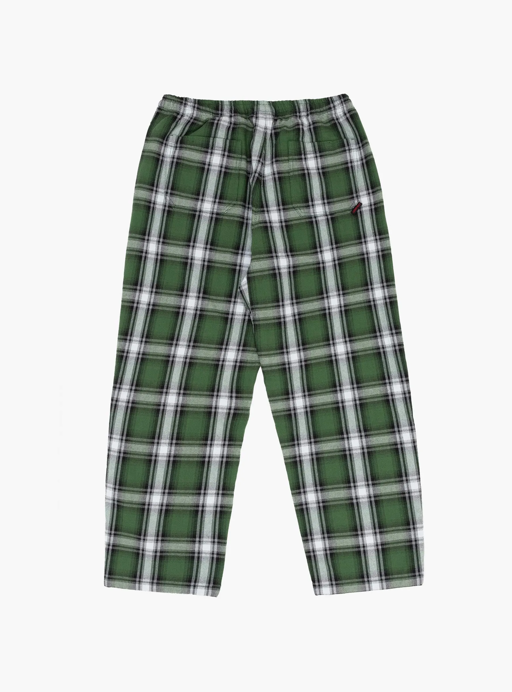 Swell Flannel Checkered Pant Green Big Check