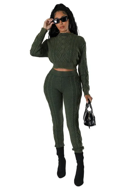 TEEK - THE DEFINITE 2PCS SWEATER PANTS SET