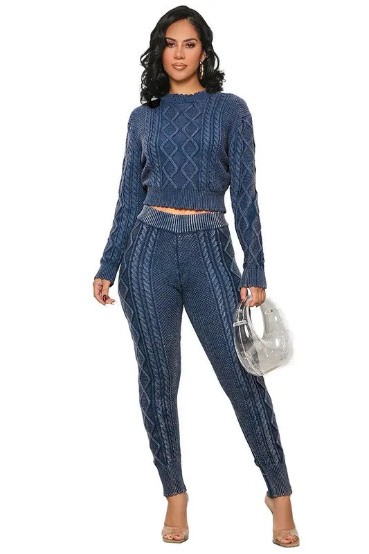 TEEK - THE DEFINITE 2PCS SWEATER PANTS SET