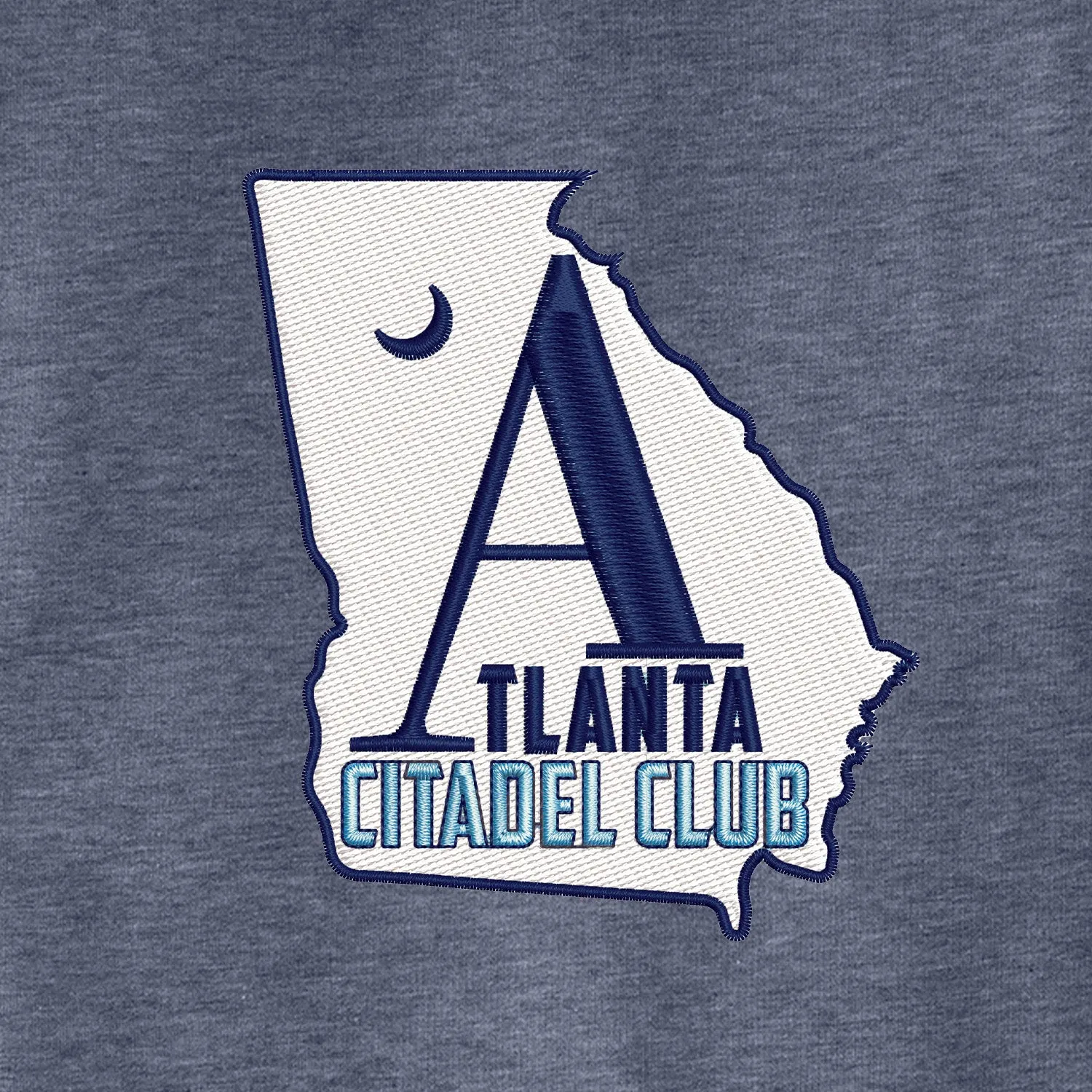 The Citadel, Atlanta Citadel  Ladies PosiCharge ® Tri-Blend Wicking Fleece Full-Zip Hooded Jacket