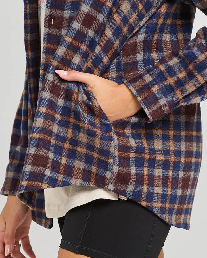 The Mad Hueys Classic Check Womens Shacket