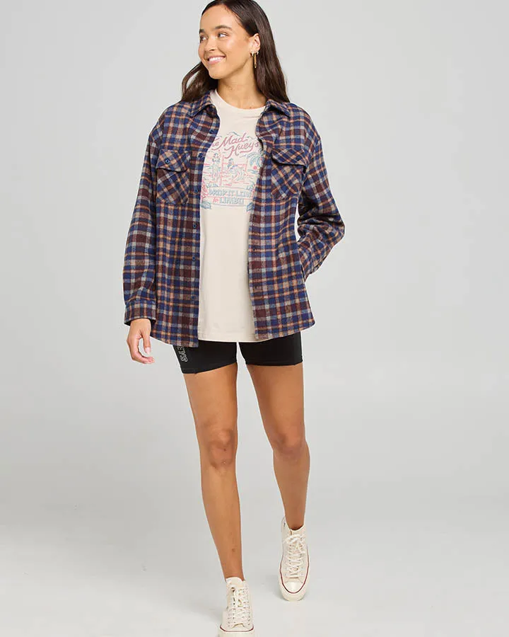 The Mad Hueys Classic Check Womens Shacket