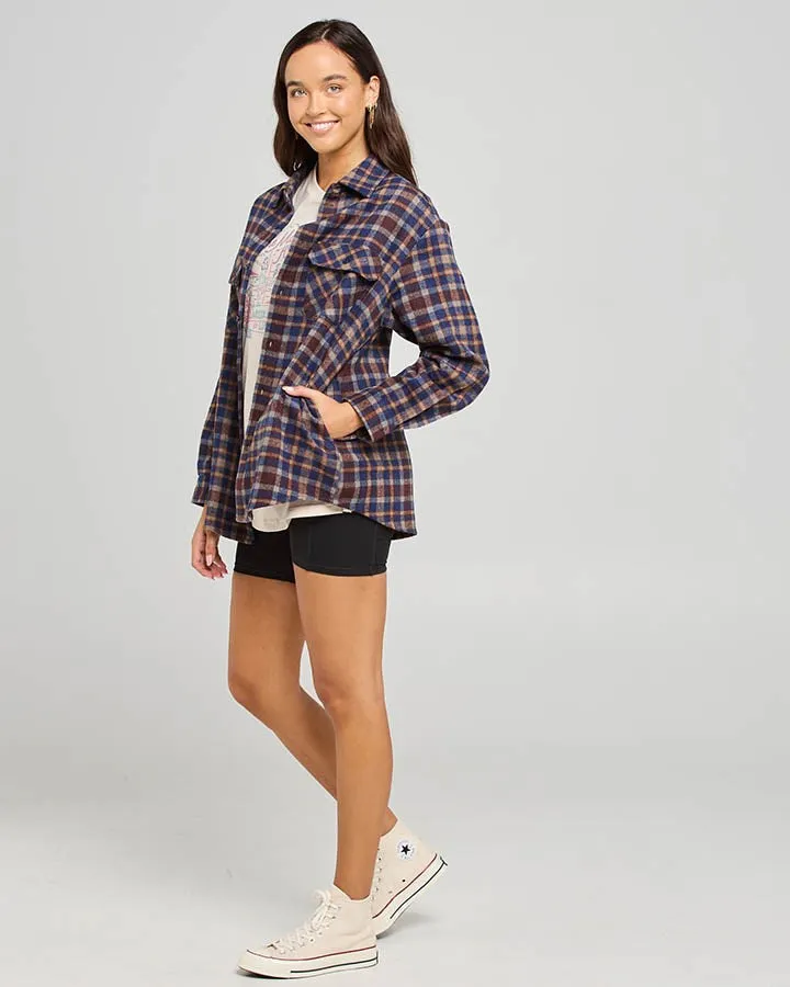 The Mad Hueys Classic Check Womens Shacket