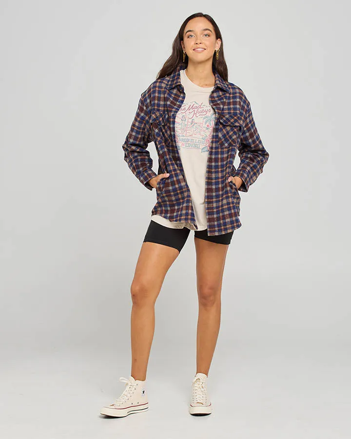 The Mad Hueys Classic Check Womens Shacket