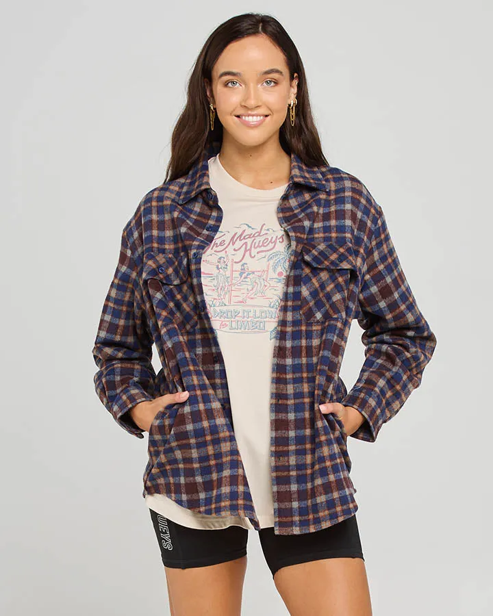 The Mad Hueys Classic Check Womens Shacket