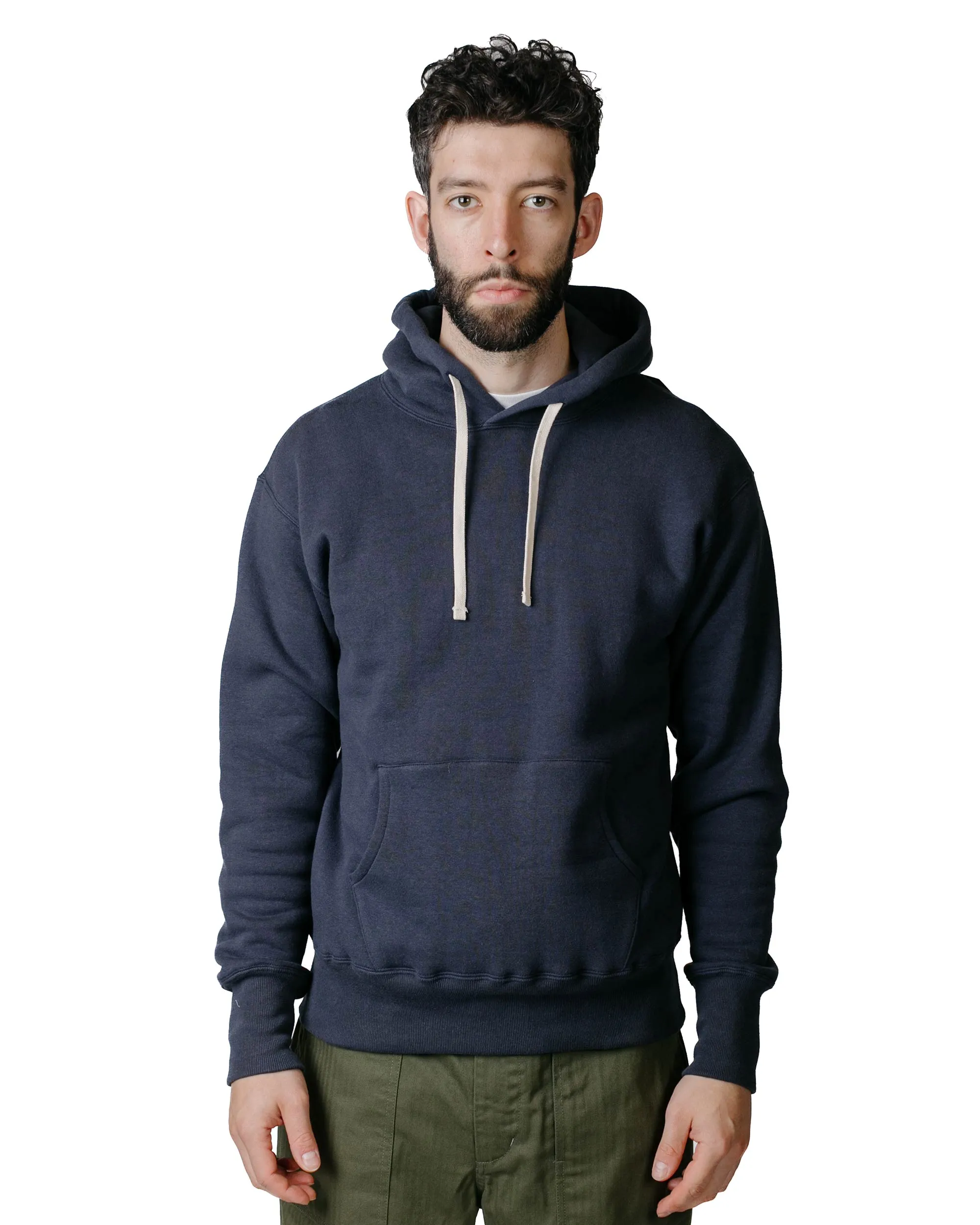 The Real McCoy’s MC19124 10oz. Loopwheel Parka Navy