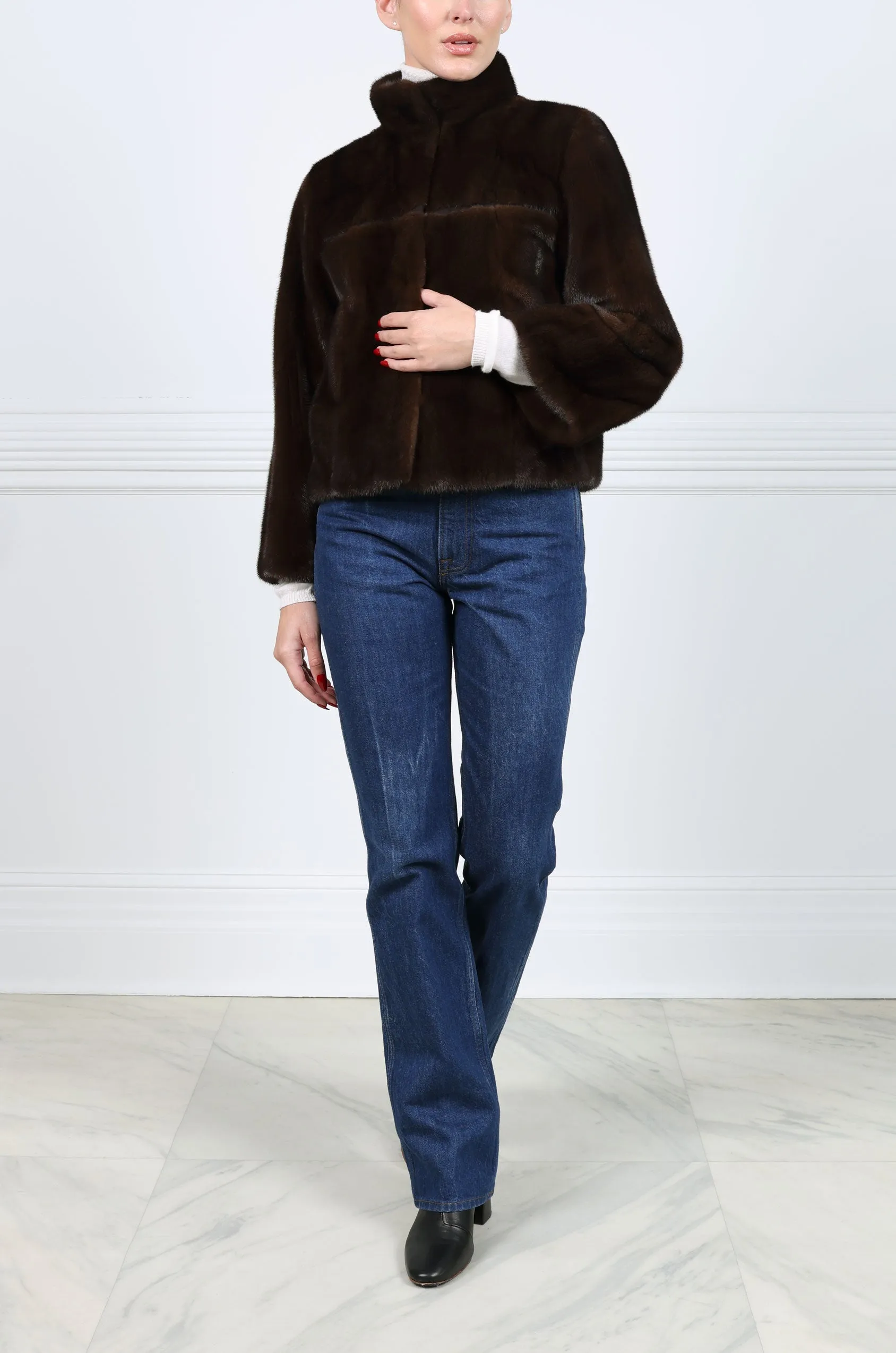 The Sawyer Mink Fur Jacket