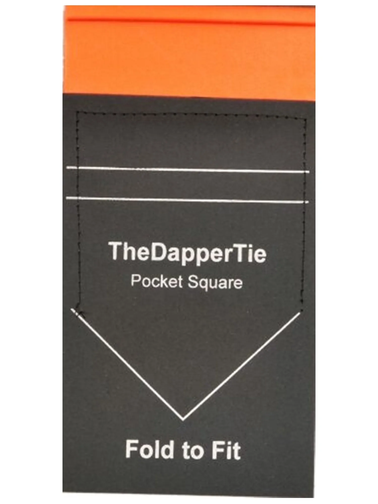 TheDapperTie - Men's Solid Color Satin Flat Double Toned Pre Folded Pocket Square on Card