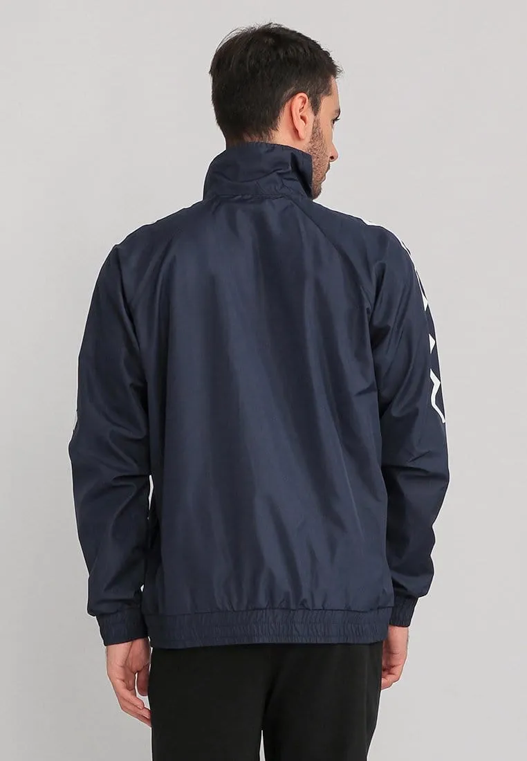 Third Day MOA29 Jaket Sporty Parka Pria Parasit Third Day Zigzag Navy Putih