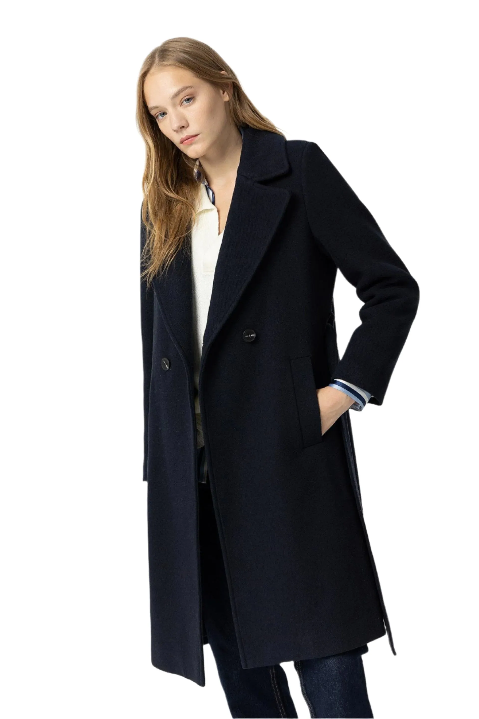 Tiffosi Womens Compi _3 Long Jacket Dark Navy