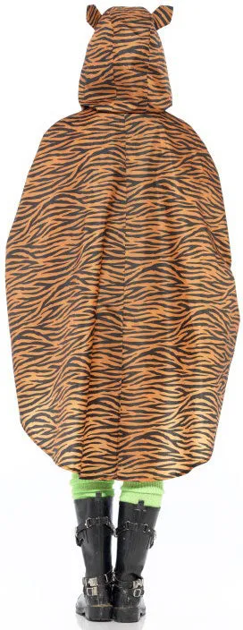 Tiger Party Poncho Regenschutz