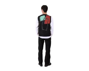 Toogood x FRAMA | Roper Gilet | Painted Cotton Green   Red