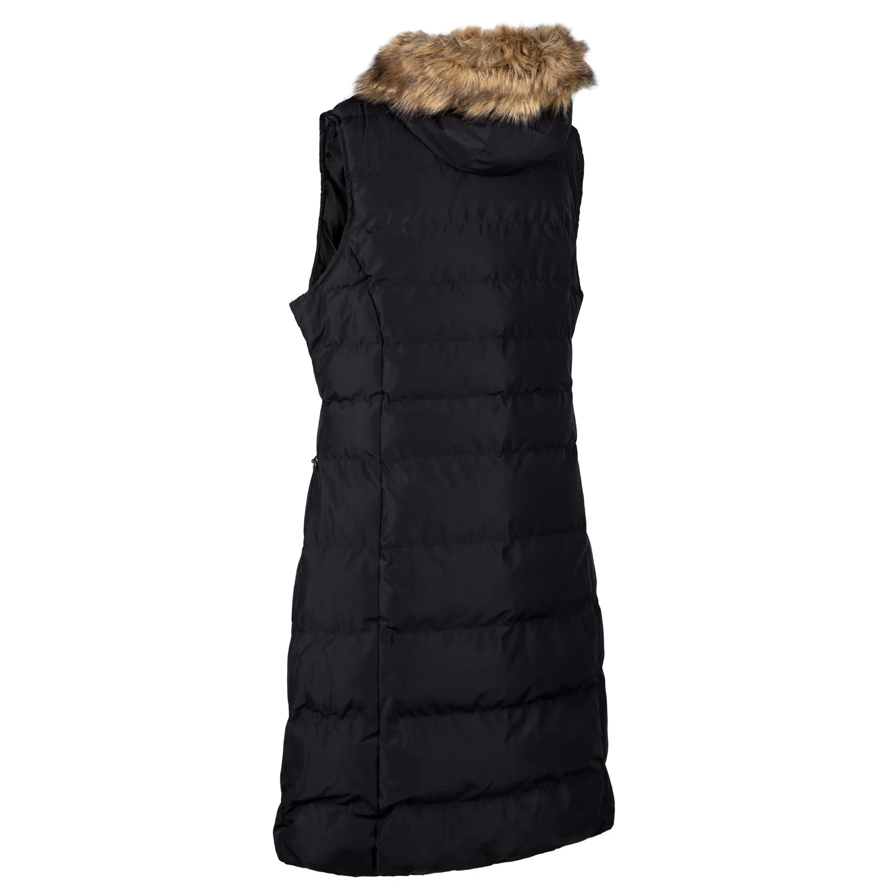 Trespass Audrey Long Gilet Sleeveless Quilted Hooded Limited Edition Bodywarmer