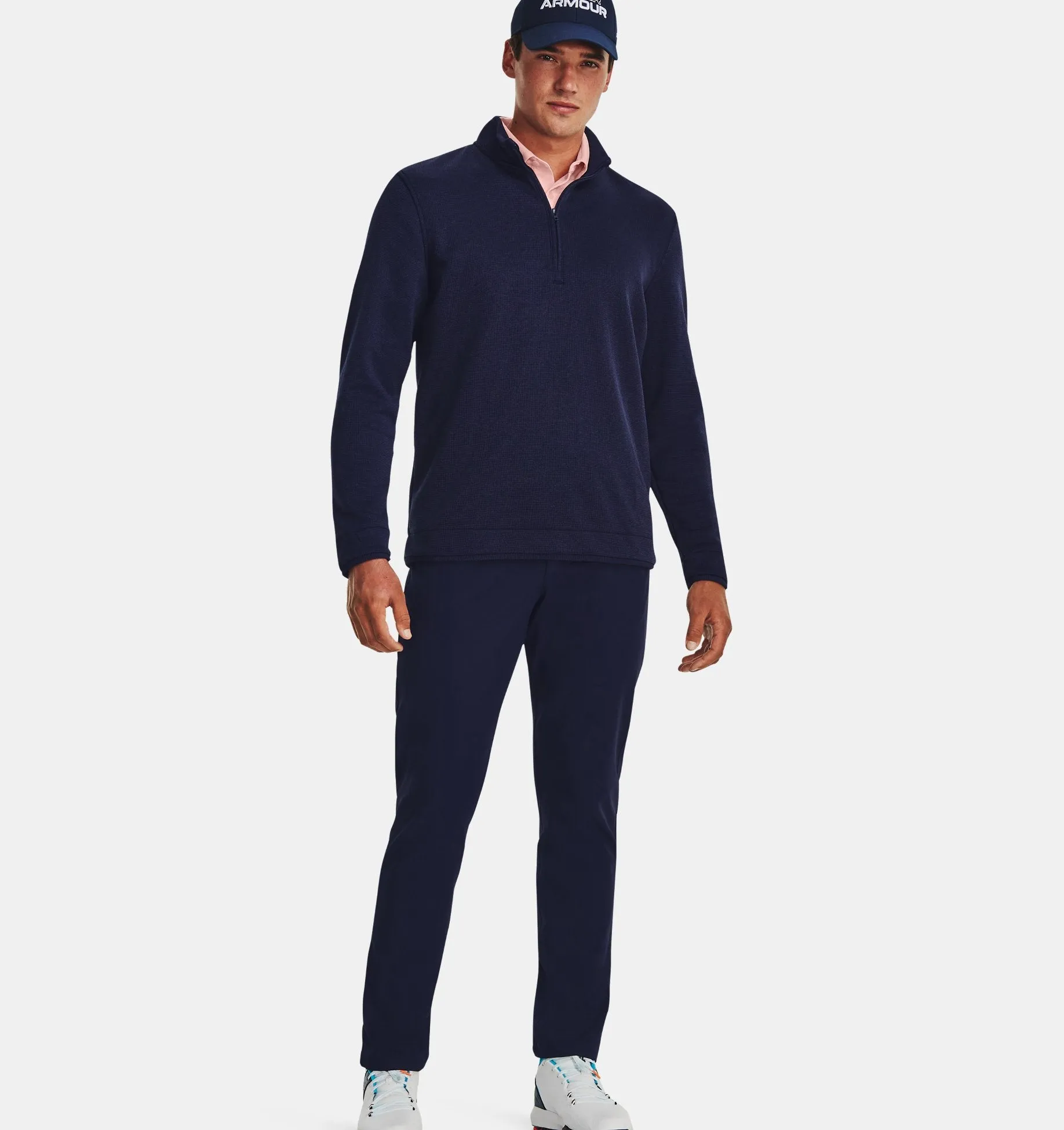 Under Armour - Storm SweaterFleece ¼ Zip, Navy