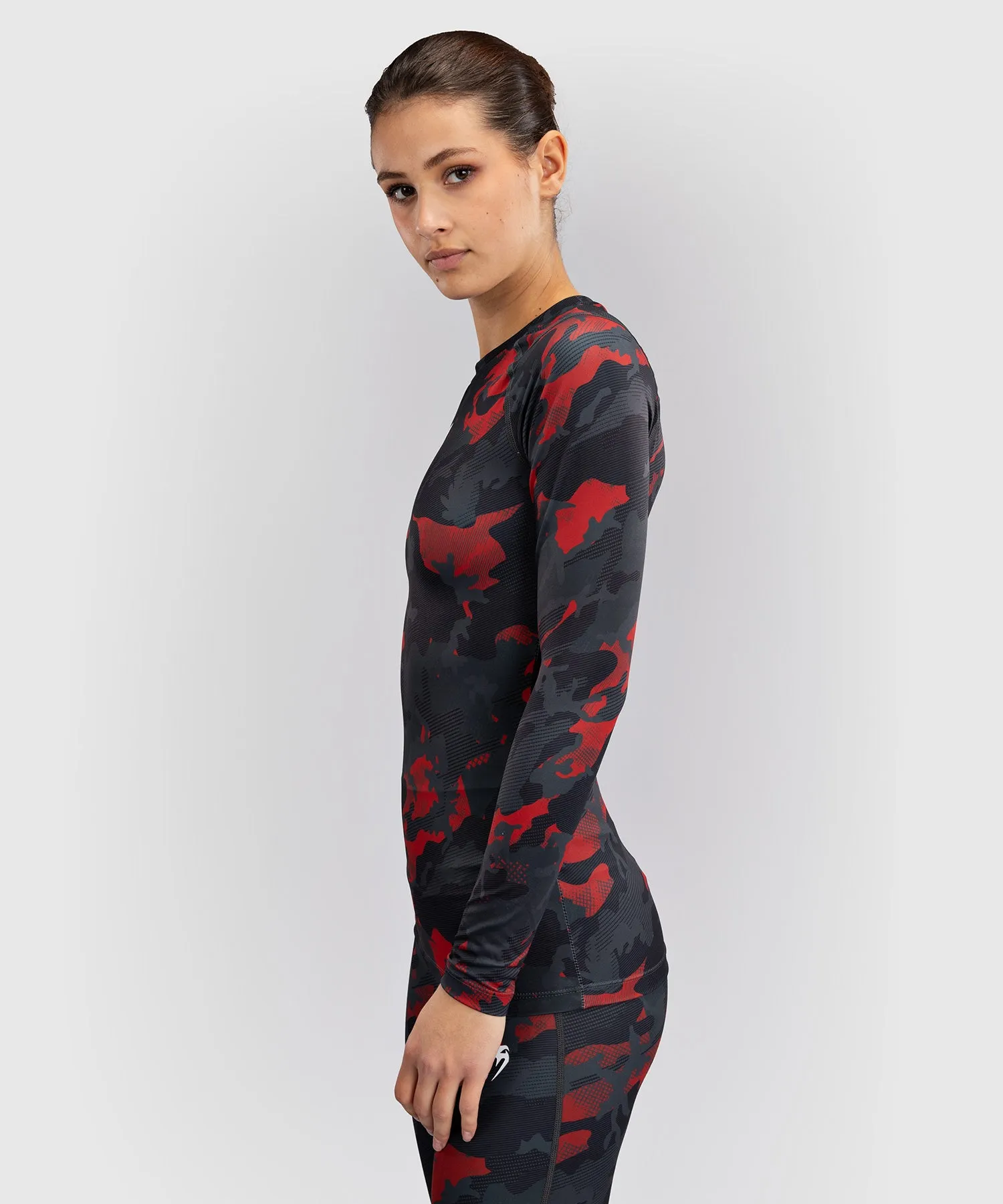 Venum x Sophia Rose Women’s Long Sleeve Rashguard - Urban Red Camo