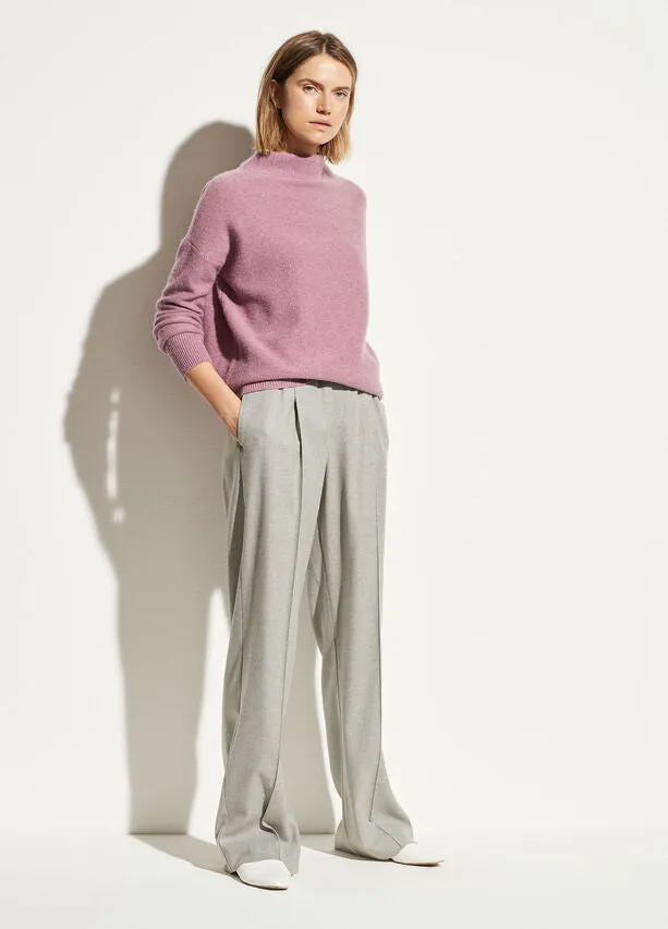 Vince Flannel Wide Leg Pant Heather Grey