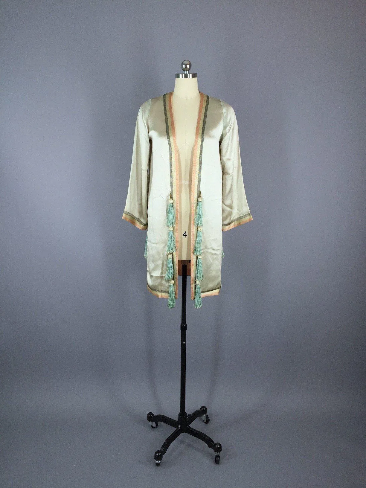 Vintage 1920s Silk Pajama Set