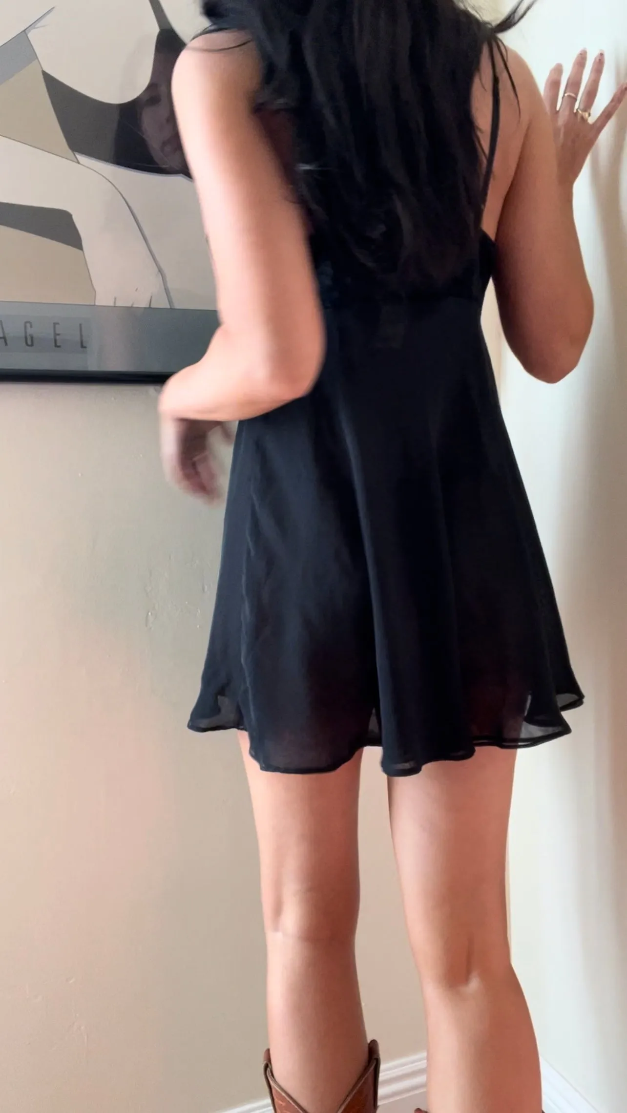 Vintage VS Sheer Velvet Slip Dress