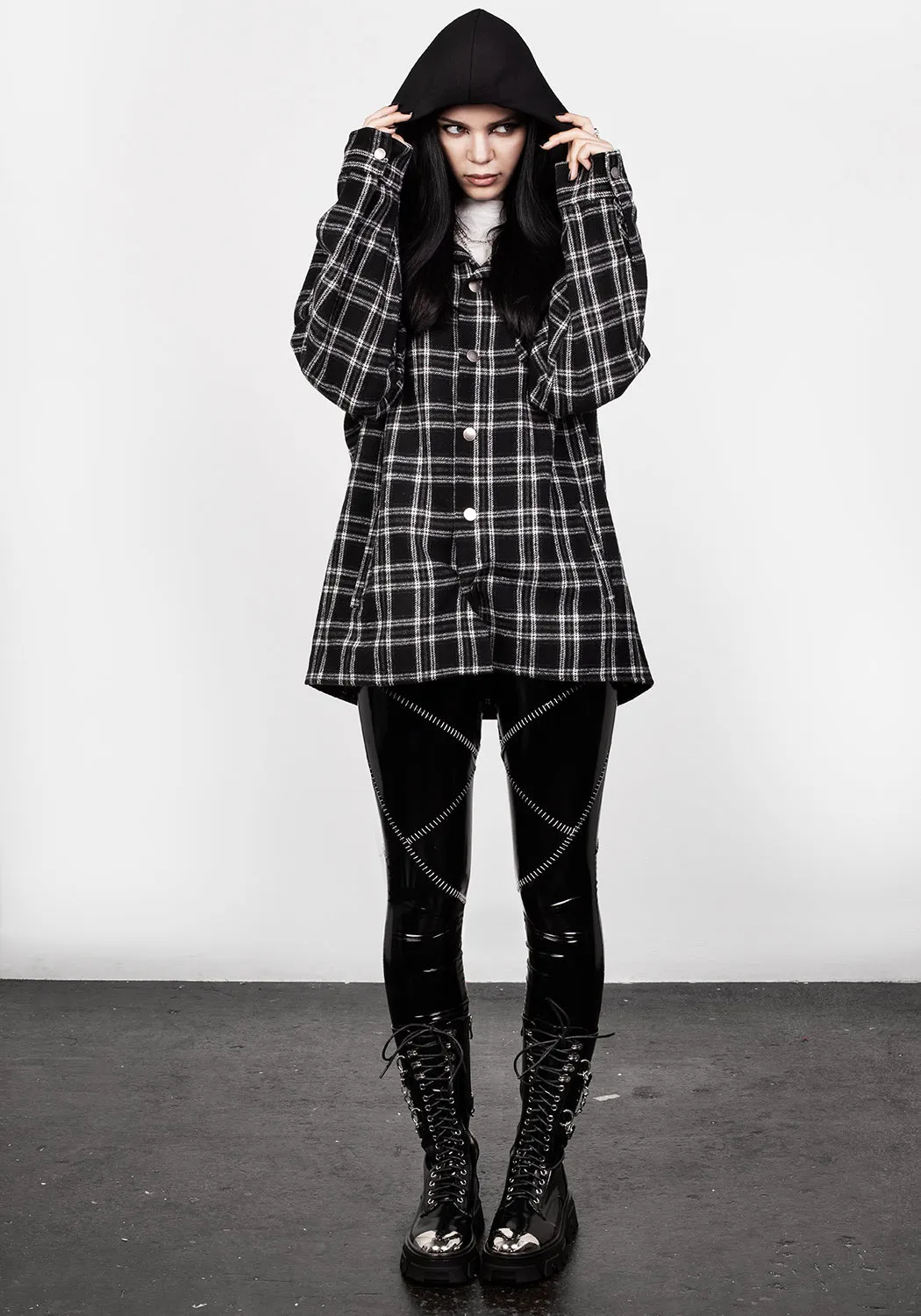 Viretta Plaid Overshirt