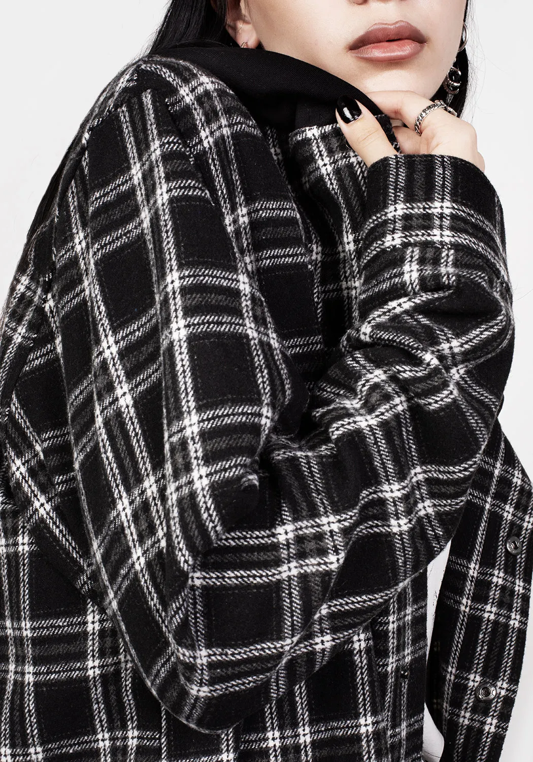 Viretta Plaid Overshirt