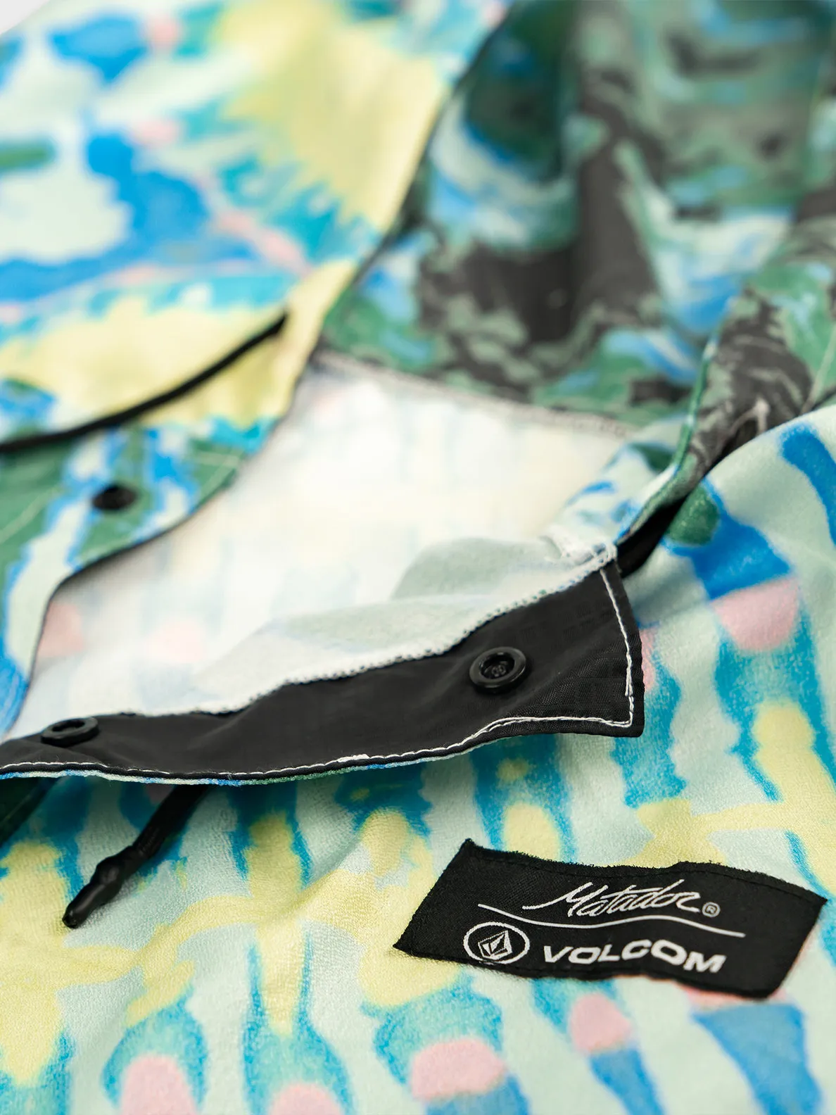 Volcom x Matador Packable Beach Poncho - Tie Dye