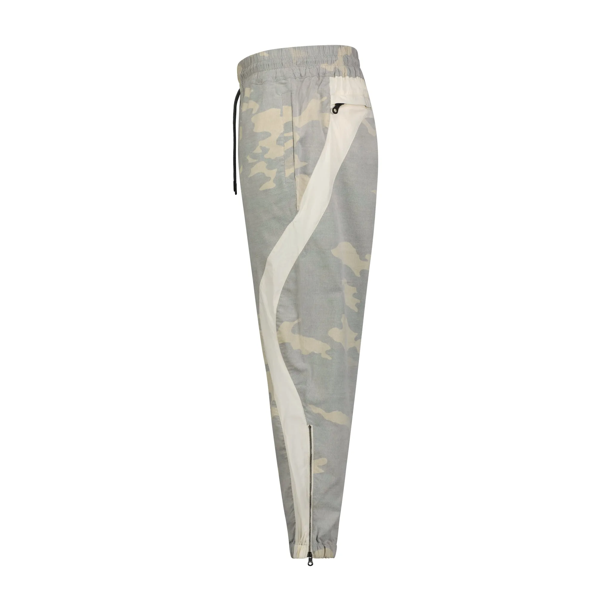 WARPED WHITE CAMO JOGGERS