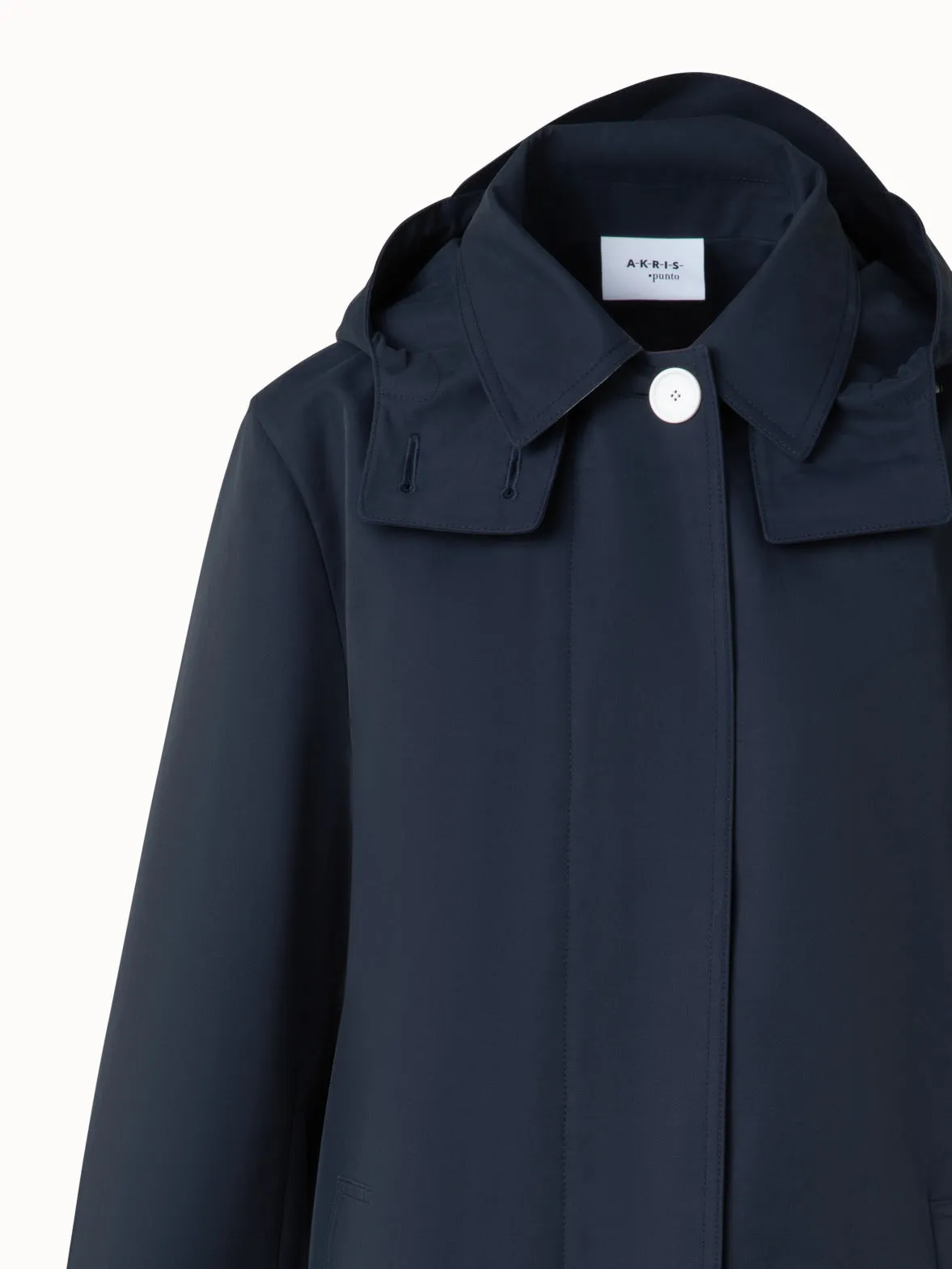 Water Repellent Parka with Detachable Hood