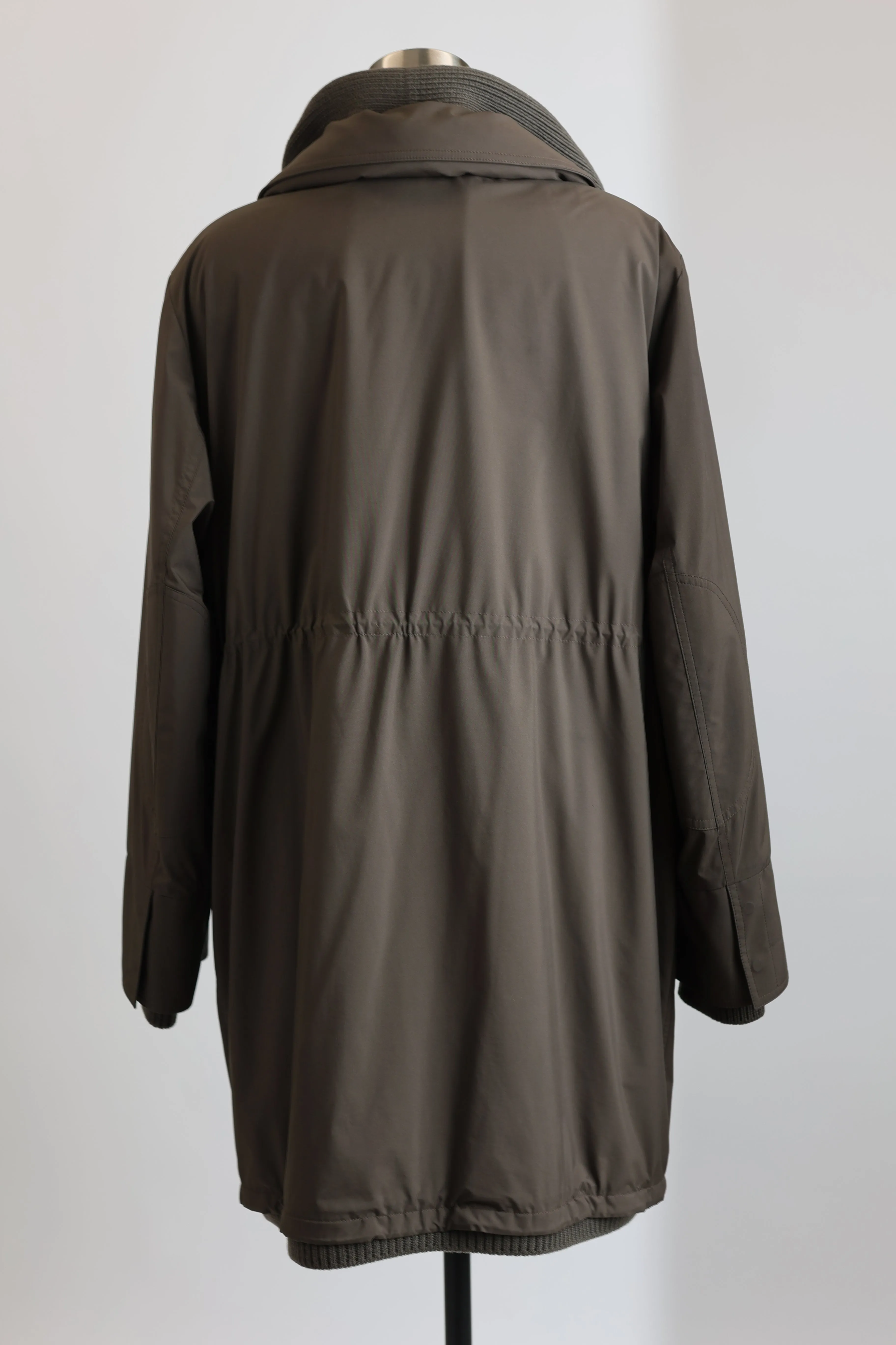 Waterproof Cashmere Lined Rain Coat