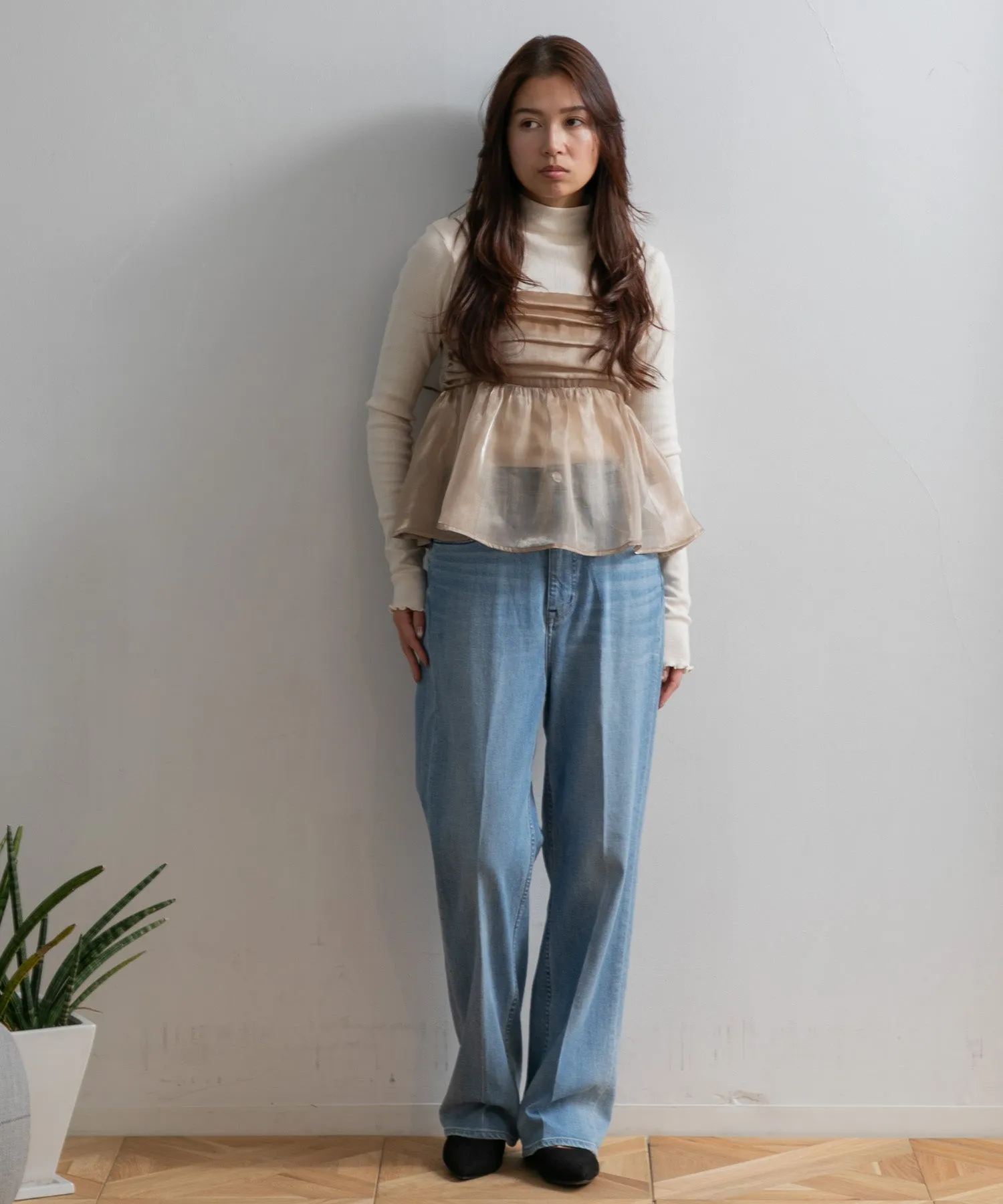 【WOMEN】Healthy denim Nuts Light Pocket