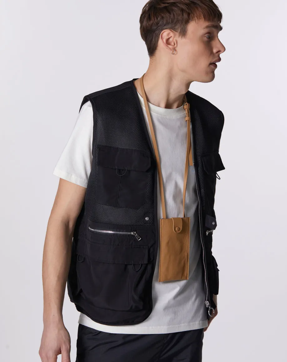 YAMUNA UTILITY MEN'S GILET | BLACK